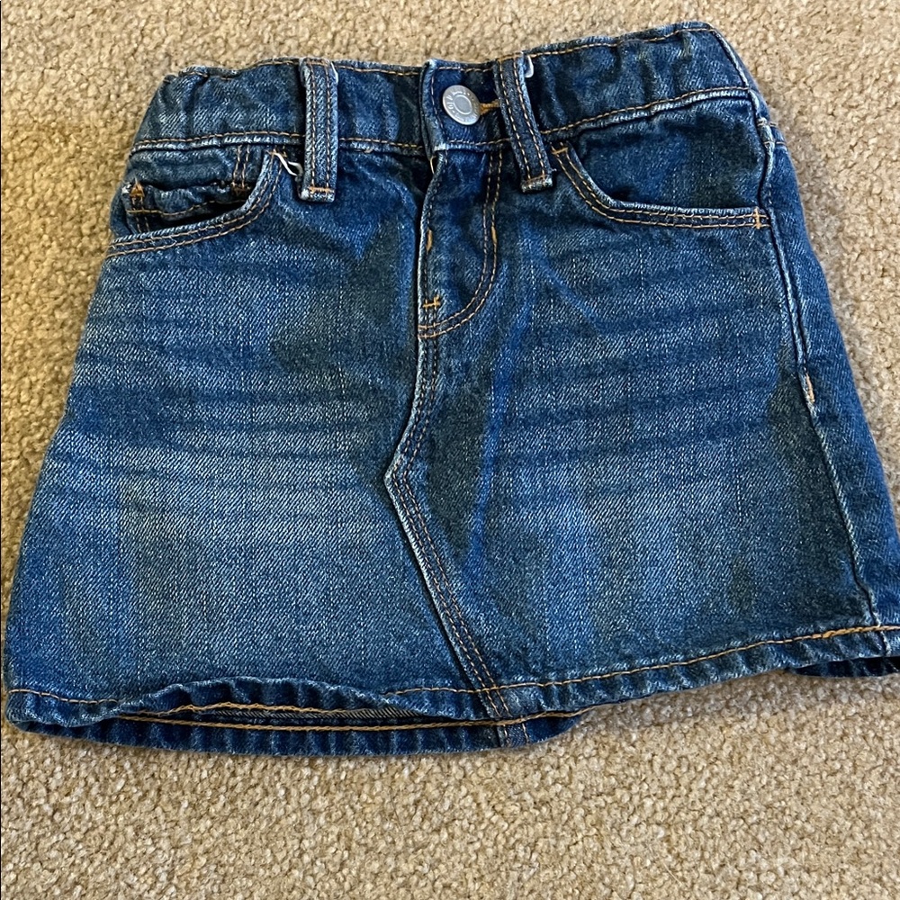 Old Navy Blue Denim Kids Skirt